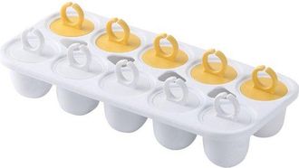 No Brand Molde De Silicona Para Paletas Heladas Con 12 Compartimentos + Accesorios Completos Libre De Bpa Y F&aacute;cil De Desmoldar