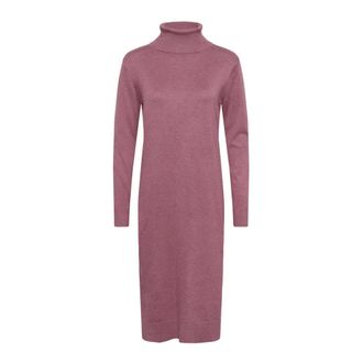 Saint Tropez Mila SZ Rollneck Dress - Dames - Kleedjes - Paars - L - Kleedjes