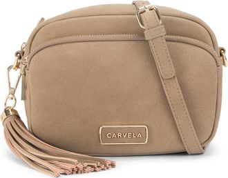 Carvela Womens Como Crossbody 2 Bag - Taupe - One Size