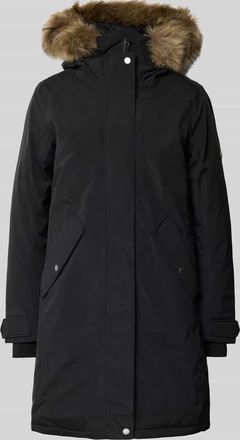 Didriksons 1913 Parka mit Pattentaschen Modell ERNA in Black, Größe 34