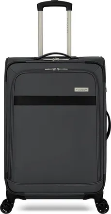 WALLYBAGS Stratford Softside 25 Medium Checked Spinner Luggage in Graphite at Nordstrom
