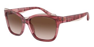 Emporio Armani EA4209F Asian Fit 605713 Womens Sunglasses Burgundy Size 56