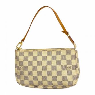 Louis Vuitton White Pouch (Pre-Owned)