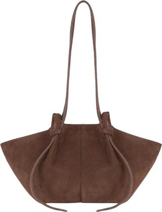 Yuzefi Mochi Tote - Dames - Schoudertassen - Bruin - ONE Size - Leer - Tassen