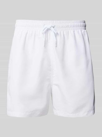 Emporio Armani Badehose mit elastischem Bund in Weiss, Gr&ouml;&szlig;e M