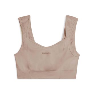 Freddy Top sportivo seamless con scollo a cuore e supporto leggero
