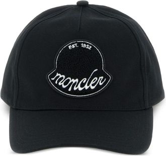 Moncler Pet - Heren - Petten - Zwart - ONE Size - Nylon - Accessoires