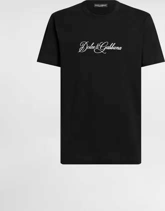 Dolce & Gabbana Cotton T-shirt - Man T-shirts And Polos Black 44