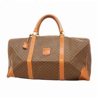 Celine Brown Pvc Boston Bag (Pre-Owned)