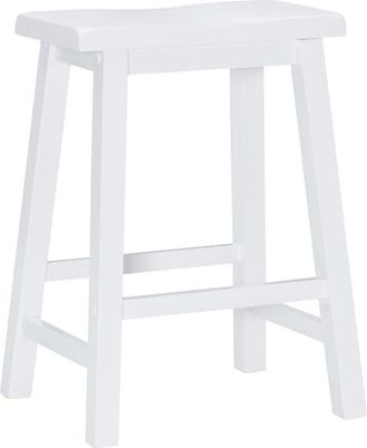 Powell Color Story White Counter Stool