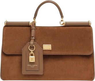 Dolce & Gabbana Tassen, Dames, Bruin, ONE Size, Borsa a Mano
