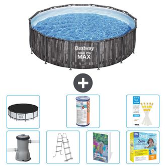 Bestway Piscina Bestway Steel Pro Max Redonda - 427x107 Cm - 8-piezas S572