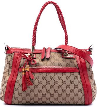 Gucci Pre-owned Gucci GG Canvas Bella Satchel Ladies 282300 506631