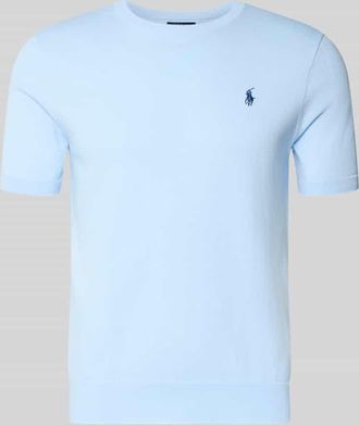 Polo Ralph Lauren Slim Fit T-Shirt aus reiner Baumwolle in Bleu, Gr&ouml;&szlig;e XXL