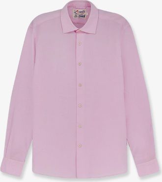 MC2 Saint Barth Camicia in cotone con logo ricamato frontale - MC2 SAINT BARTH - gender_Man