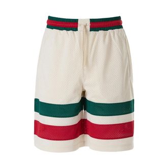 Gucci Logo Shorts - Shorts - Hombre - Beige - M