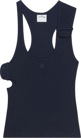 Courr&egrave;ges Mujer, Camisetas, Azul, Talla: S