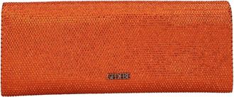 Gedebe Gedebe, Tassen, Dames, Oranje, ONE Size, Satijn, Satijnen en Strass Tas