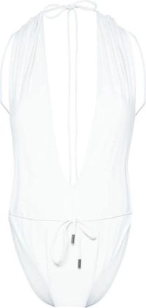 Saint Laurent Swimwear - Dames - Badpakken - Wit - M - Badmode