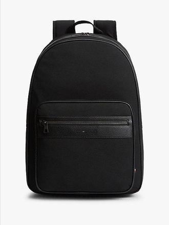 Tommy Hilfiger Logo Double Zip Dome Backpack