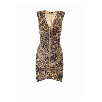Just Cavalli Jurken - Dames - Korte kleedjes - Bruin - S - Kleedjes