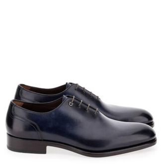 Ferragamo Barclay Leather Oxford Shoes, Size 9 EE