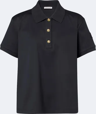 Moncler Cotton jersey polo shirt