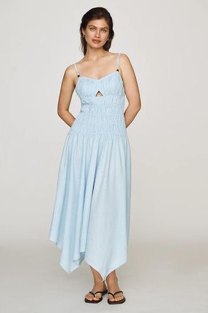 Avec Les Filles Shirred Dress