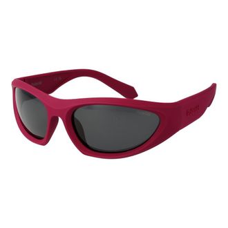 Polaroid Unisex Purple Plastic Sunglasses - One Size