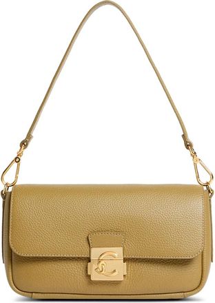 Coccinelle Borsa a spalla C-Me Lock media - Verde