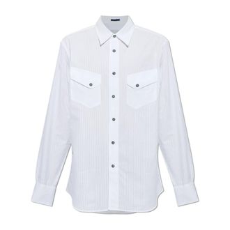 Paul Smith Camisa con bolsillos - Shirts - Hombre - Blanco - 3XL