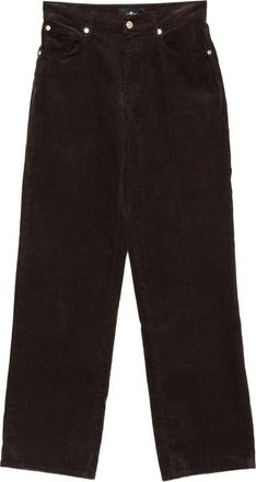 7 For All Mankind Stovepipe Belt-loop Corduroy Trousers
