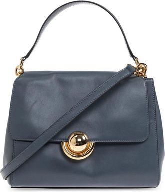 Furla Domus Kleine Handtas - Dames - Handtassen - Blauw - ONE Size - Leer - Tassen