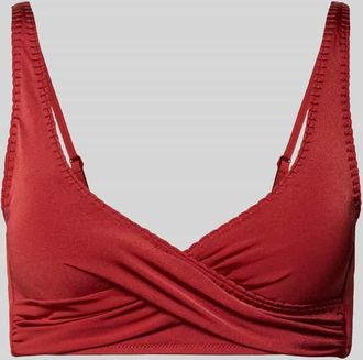 Watercult Bikini-Oberteil mit abnehmbaren, verstellbaren Tr&auml;gern in Koralle, Gr&ouml;&szlig;e 36B