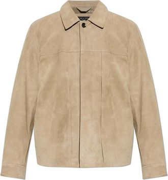 Rag & Bone Dwight Su&egrave;de Jas - Heren - Leren en Su&egrave;de Jassen - Beige - XL - Su&egrave;de - Jassen