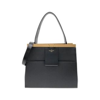 Louis Vuitton Tweedehands leren Louis Vuitton tassen - Dames - Pre-owned - Zwart - Maat: ONE Size Leer