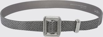 Benedetta Bruzziches Satin Belt with Crystal Jewelled Buckle