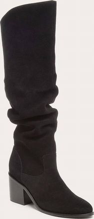 Kelsi Dagger Womens Easton Slouch Boot In Black Suede