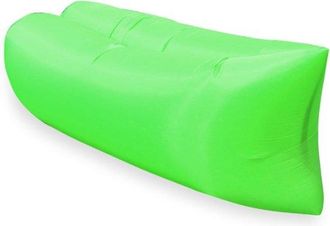 No Brand Tumbona Y Sof&aacute; Hinchable, Silla De Playa Autoinflable E Impermeable Para Camping, Jard&iacute;n Y Viajes (verde)