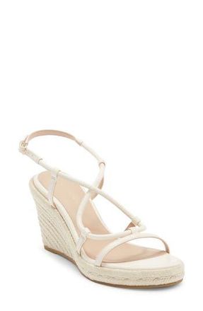 Stuart Weitzman Nilla Espadrille Platform Wedge Sandal in Seashell at Nordstrom Rack, Size 10.5