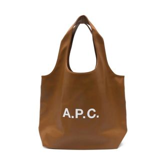 A.P.C. Tote Bags, female, Brown, Size: ONE SIZE Tote Ninon