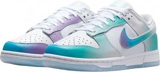 Nike Womens Dunk Low Mermaid Shoes In White