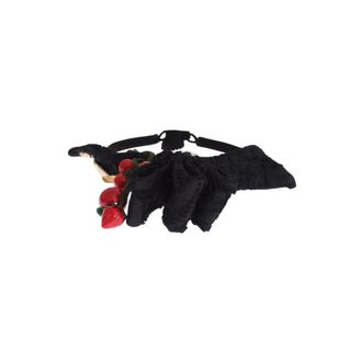 Dolce & Gabbana Accessoires, Dames, Zwart, ONE Size, Katoen, Diadeem Hoofdband