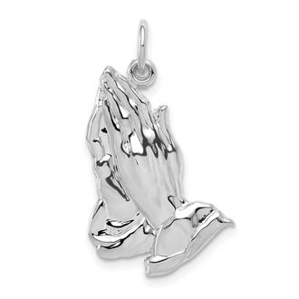 Diamond2Deal 14kw Praying Hands Pendant
