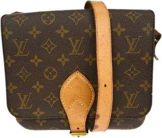 Louis Vuitton Pre-owned Cross Body Bags, female, Brown, Size: ONE SIZE Pre-owned Cartouchiere Handbag