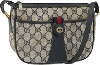 Gucci Pre-owned Cross Body Bags, female, Blue, Size: ONE SIZE Pre-owned Cross Body Bag