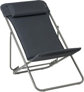 Lafuma Mobilier Lafuma Mobilier - Maxi Transat + Bec Lafuma Lfm5175 Tumbona Gris Oscuro