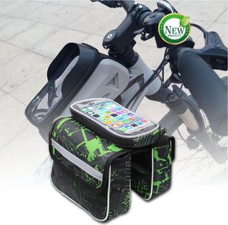 Trade Shop Trade Shop - Bolsa De Bicicleta Por Tel&eacute;fono Con Bicicleta Delantera De La Pantalla T&aacute;ctil Zx-9426