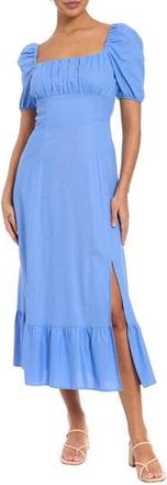 London Times Square Neck Maxi Dress in Granada Sky at Nordstrom Rack, Size 10