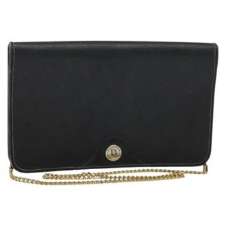 Dior Pre-owned Clutches, female, Black, Size: ONE SIZE Pre-owned Vintage Shoulder Bag